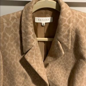 Escada jacket camel hair